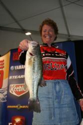 Fishing on her birthday, co-angler Deirdre Davison was elated to make the top-10 cut.