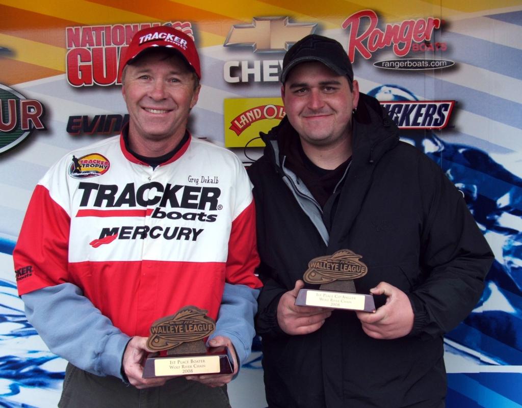 Image for Dekalb wins walleye event on Wolf River Chain of Lakes