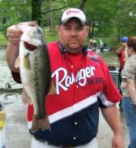 B.J. Nelson holds a commanding 7-pound, 5-ounce lead on the co-angler side.