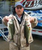 Mitch Greenwood sits in second among co-anglers with 31 pounds and one day to go.