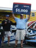 As the co-angler winner, B.J. Nelson earned $5,000 plus a Ranger boat.