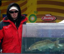 Co-angler Justin Crawford of Box Elder, S.D., placed fifth at Lake Sharpe.