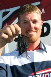 Flipping a red and black jig with a Zoom chunk trailer produced most of Kyle Porter