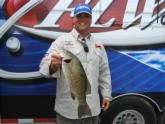 Jason Baird leads the Kansas team with a day-one catch of 9 pounds.