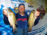 Jason Baird remains tops in Kansas and is third overall with a two-day catch of 16-1.