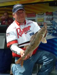 Tony Renner fell from first to fourth in the Pro Division after catching 10-5 Thursday.