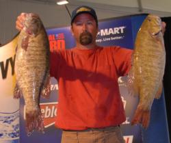 Now leading the Chevy Open is David McCrone of Minnetonka, Minn., with a two-day total of 42 pounds, 5 ounces. 
