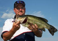 Thomas Wooten used a Sweet Beaver to punch through matted weeds and found the pro division