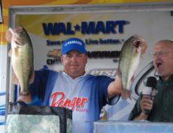A last-minute feeling to throw a crankbait produced these two tournament winners for Mike Ward. 