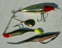 The leaders tried a variety of artificials including topwaters, spinnerbaits and soft plastic jerkbaits.