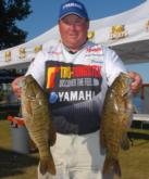 Pro Jacob Powroznik of Prince George, Va., jumped into the fifth place position on day two with an 18-pound, 15-ounce catch, which gave him a two-day total of 36 pounds, 6 ounces.