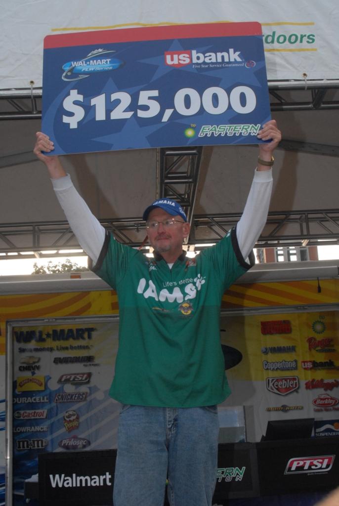 Image for Harrison hooks FLW Series win from back of the pack