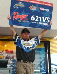 For winning the FLW Walleye League Finals, Jimmy Hughes took home a $53,000 Ranger-Evinrude package. 