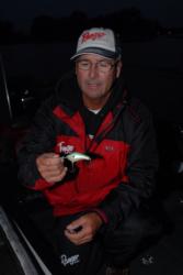 David Wright of Lexington, N.C. shows off one of his favorite Zoom crankbaits.