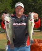 Rodney Sorrell of Stokesdale, N.C., is in fourth place afer day one with 12 pounds, 12 ounces.