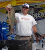 Mark Inman of Greensboro, N.C., grabbed the second place position after day one with five bass for 13 pounds, 12 ounces.