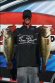 Shaun Bailey of Lake Havasu Cith, Ariz., is in fourth place after day one with 20 pounds, 10 ounces.