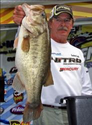 Burley Warf caught a 6-pound, 12-ounce bass - tops for his division.