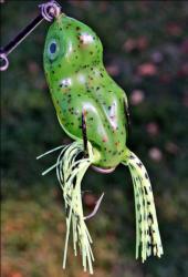 Frog lures worked across the tops of Potomac River grass proved highly effective for several anglers.