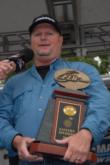 Jimmy McMillan of Belle Glade, Fla., won the Land O Lakes Angler of the Year title in the FLW Series Eastern Division following day three competition at Clarks Hill.