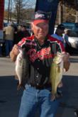 Bobby McMullin of Pevely, Mo., is in fourth place with a two-day total of 26 pounds, 1 ounce. 