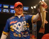 Kellogg's pro Greg Bohannan of Rogers, Ark., electrified the audience with a 20-pound, 6 ounce catch which put him in second place.