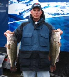 Charles Haralson is in second place in the Pro Division with a limit Thursday that went 33-11.