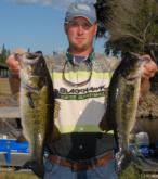 Bryan Honnerlaw of Moore Haven, Fla., is in fourth place after one with a five-bass limit weighing 15 pounds, 9 ounces.