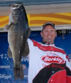Berkley pro Ron Klys of Gainesville, Fla., landed the Folgers Big Bass in the Pro Division weighing in at 9 pounds, 2 ounces, which anchored his second place limit of 17 pounds, 2 ounces.