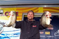 Pro Rob Riehl is in third after day one at Clear Lake.
