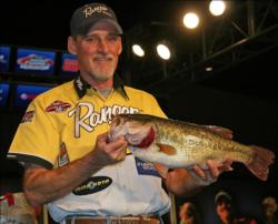 Terry Kleeman won the Big Bass award for his 6-pound, 1-ounce largemouth.