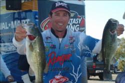On the strength of a three-day catch weighing in at 43 pounds, 15 ounces, pro Zack Thompson of Orinda, Calif., grabbed second-place overall.