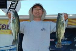 Co-angler Hideki Maeda of Osaka, Japan, used a three-day catch of 36 pounds, 5 ounces to win the FLW Series event on Lake Havasu.