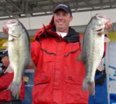Berkley pro Glenn Browne rocketed into second on day two with a 24-pound, 9-ounce catch.