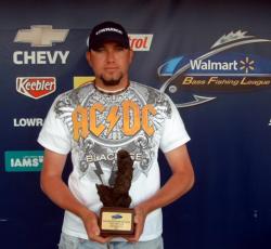 Greg Glouse of Easley, S.C., earned $2,157 as the co-angler winner of the April 18 BFL Savannah River Division event.