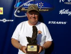 Gary Atwell of Mechanicsville, Va., earned $2,270 as the co-angler winner of the April 18 BFL Shenandoah Division event.
