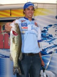 Michael Bennett is in third place in the Pro Division after catching 13 pounds, 10 ounces on day one.