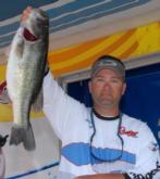 Jason Cordell's second-place limit was anchored by a 7-pound, 9-ounce lunker which took the Folgers Big Bass award for day two.