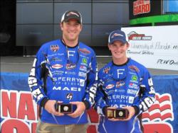 Third place at Santee Cooper went to Faulkner University - Brandon Vaughn of Remlap, Ala., and Kyle Tindol of Tallassee, Ala., with three bass, 10-6.