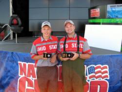 Fourth place in the FLW College Fishing Central Division event on Kentucky and Barkley lakes went to the Ohio State team of Kevin Moeller and Casey Hammann.