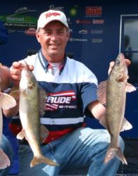 After catching 21 pounds, 9 ounces on day four, co-angler David Hosek finished third.