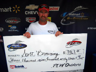 Image for Browning wins Walmart BFL event on Lake Russell