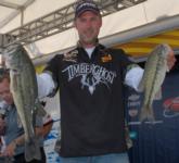 Former Walmart Open champion Andy Morgan of Dayton, Tenn., sits in fourth place after day one with a limit weighing 12 pounds, 1 ounce.