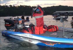 FLW Tour boaters prepare for takeoff.