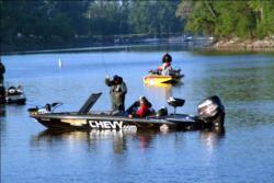 The 2009 Walmart BFL All-American championship on the Mississippi River is presented by Chevy. Anglers prepare in Sunset Park Marina in Rock Island, Ill., for fishing on day two of the championship event.