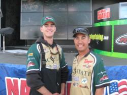 The Sacramento State team of Alec Brassington of Roseville, Calif., and Christopher Wong of Sacramento, Calif., finished the FLW College Fishing event at the Cal Delta in third place.