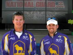 North Alabama took fifth in the FLW College Fishing Southeast event, represented by the team of Nick Cupps of Decatur, Ala., and Cody Braden of Florence, Ala., six bass, 8-8.