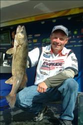Chris Gilman is knocking on the door once again, holding down fifth place with 25 pounds, 12 ounces.