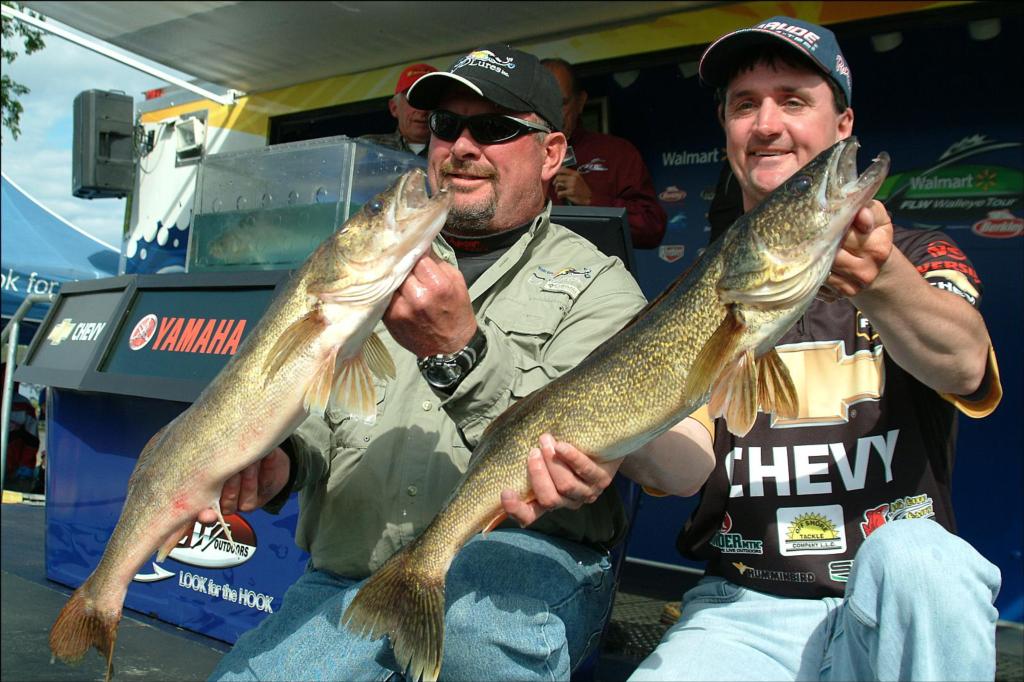 Image for Keenan holds onto lead at Walmart FLW Walleye Tour event on Leech Lake