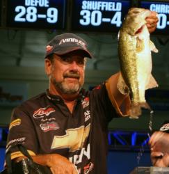 Larry Nixon finished the FLW Tour event on Kentucky Lake in third place, earning $40,000.